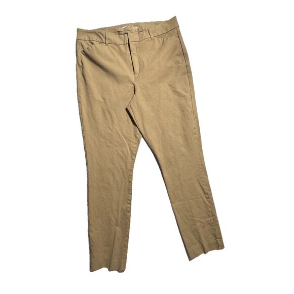 Old Navy pixie straight khaki pants women  Size 14 Tall Casual Career Stretch - Picture 1 of 12